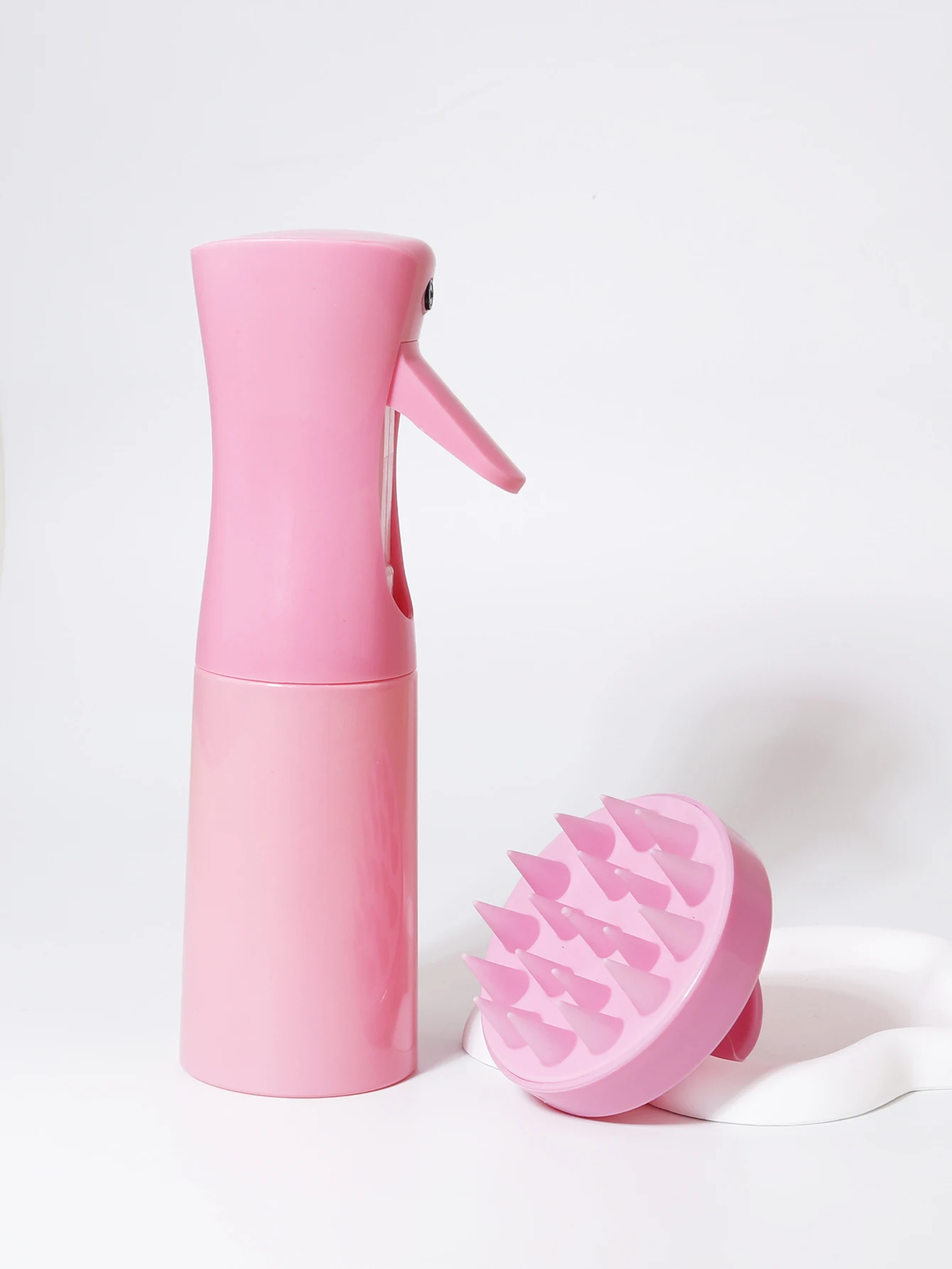 2 قطعة من زجاجة رذاذ الشعر مع فرشاة شعر زجاجة رذاذ الزيت صبغ الشعر شامبو صالون تصفيف الشعر أداة خاصة للشعر المستعار الحقيقي ﻿