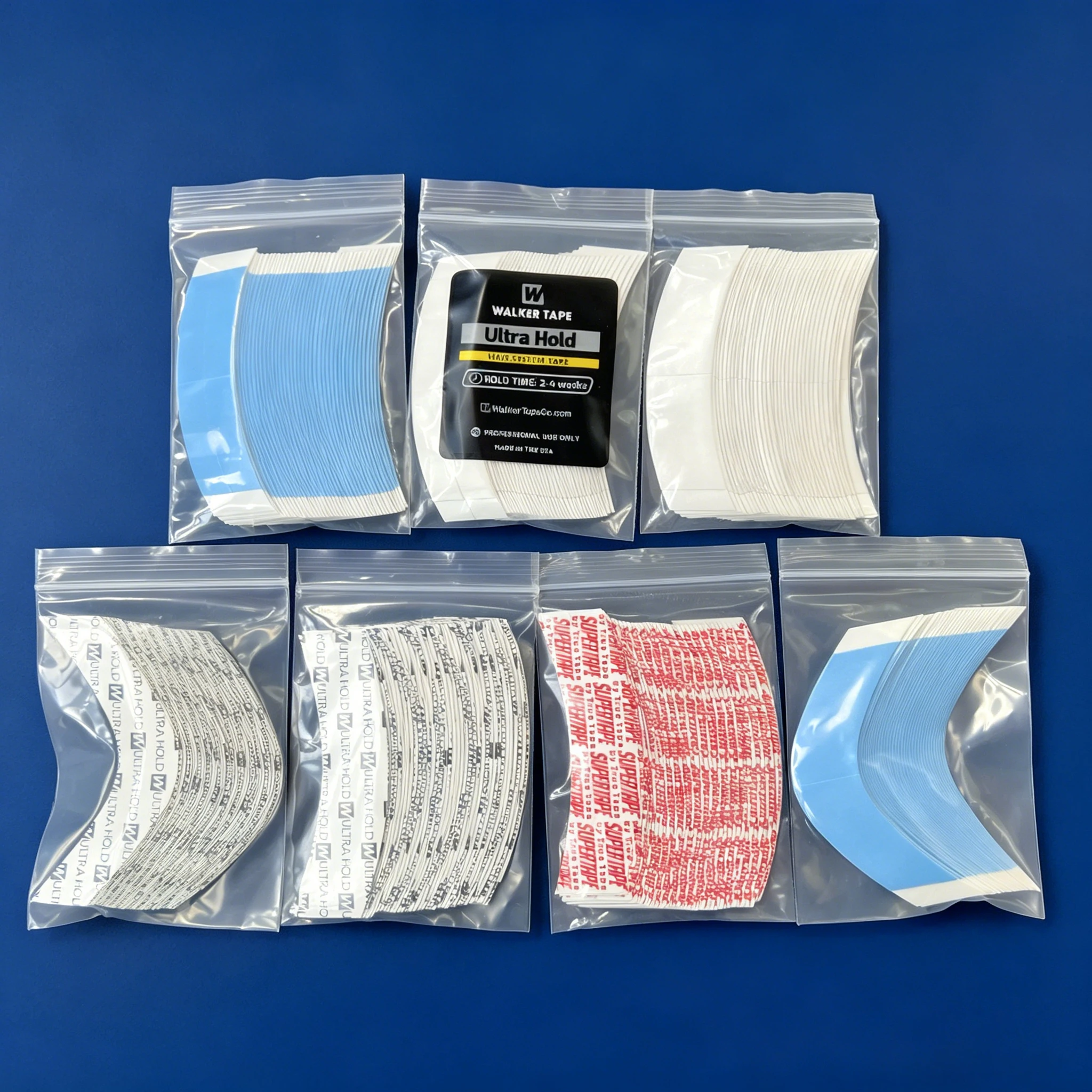 Walker Ultra Hold Curved Hair System Tape 36pcs Super Adhesive Strips Tape For Extension/Toupee/ Lace Wig/Closure