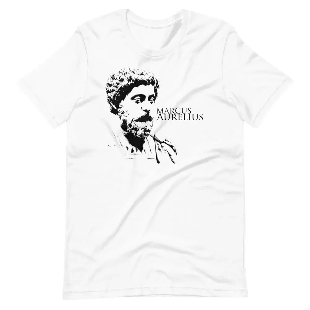 MARCUS AURELIUS Stoic Stoicism Graphic Tee Short-Sleeve Unisex T-Shirt