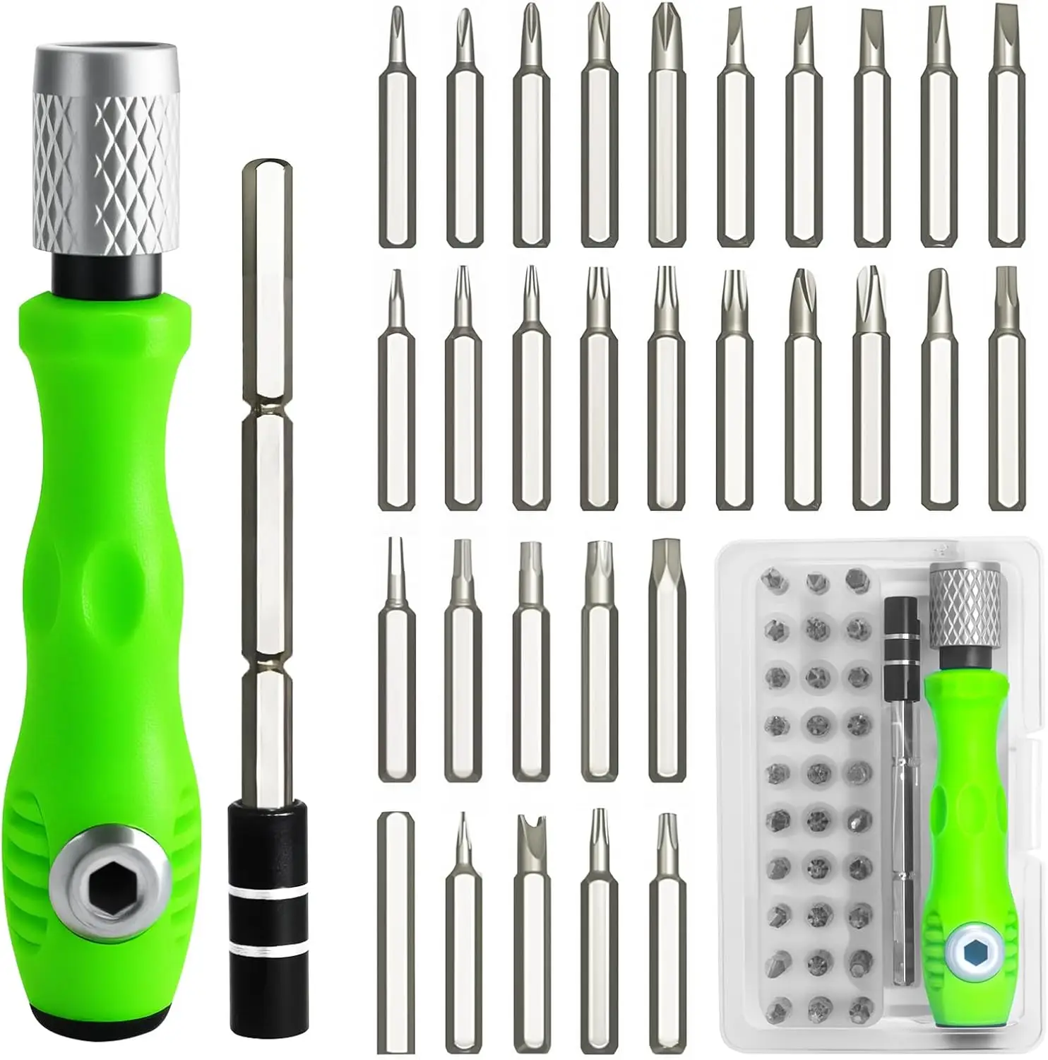 32 in 1 Multifunctional Screwdriver Set Mini Small Screwdriver Torx Phillips Magnetic Screw Driver Bit Portable Repair Tool Kit