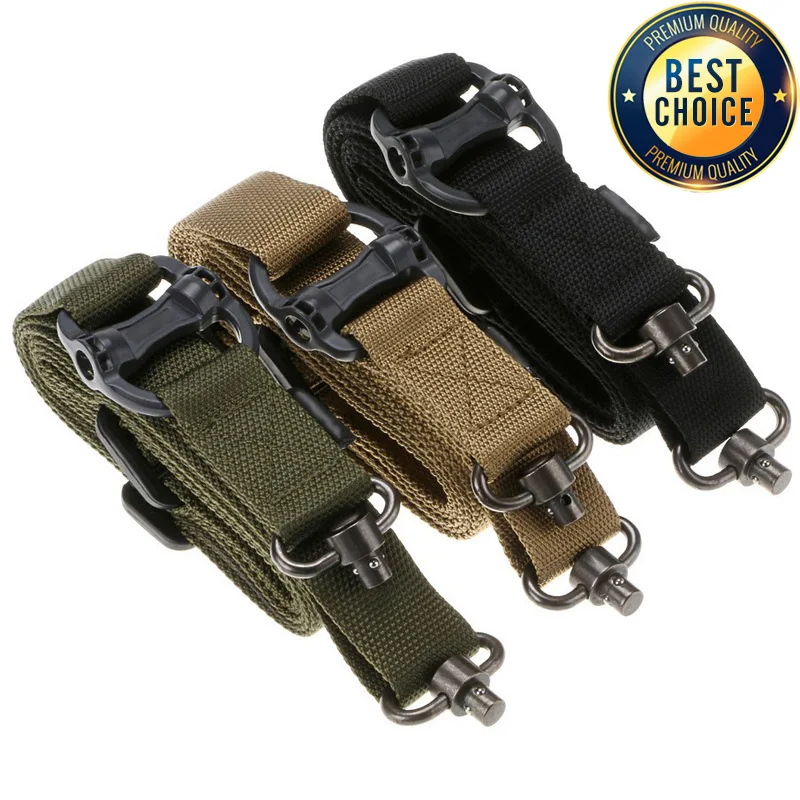 Regulowany pasek do karabinu MS4 QD Metalowy pasek obrotowy Taktyczny nylon 2-punktowy Broń Multi Mission Release Airsoft Hunting Access