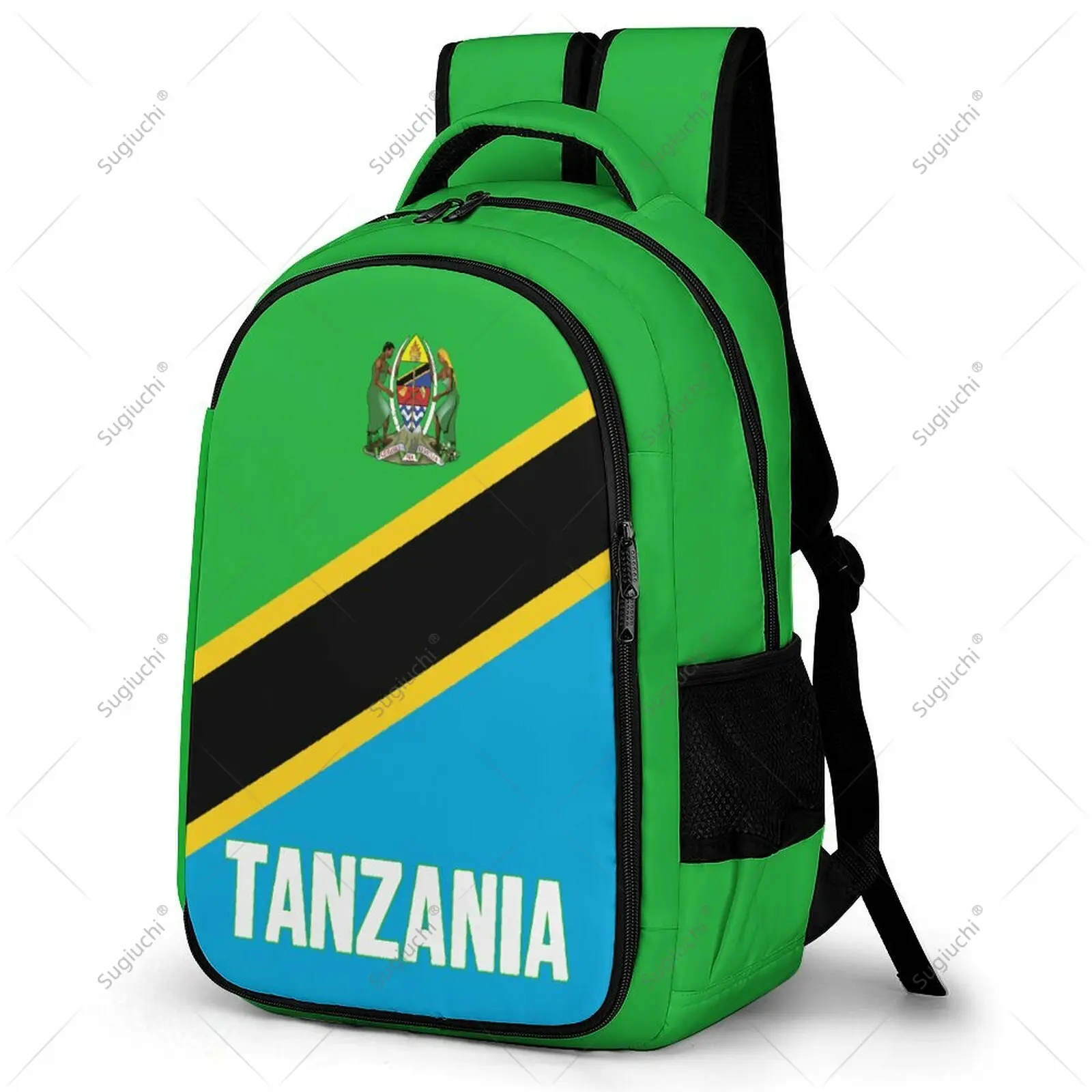 

Backpack Tanzania Flag Student Schoolbag Smart Business Travel Leisure Backpack Laptop Back Pack Office Work Bag