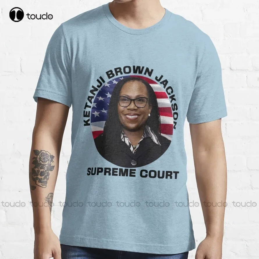 Judge Ketanji Brown Jackson Court Justice  T-Shirt White T Shirts For Women Cotton Outdoor Simple Vintag Casual T-Shirt Xs-5Xl