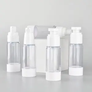 15ml/30ml/50ml/80ml/100ml Cosmetics Sub-Bottling Vacuum Pump Bottles Travel Spray Lotion Bottles Facial Cream Airless Container