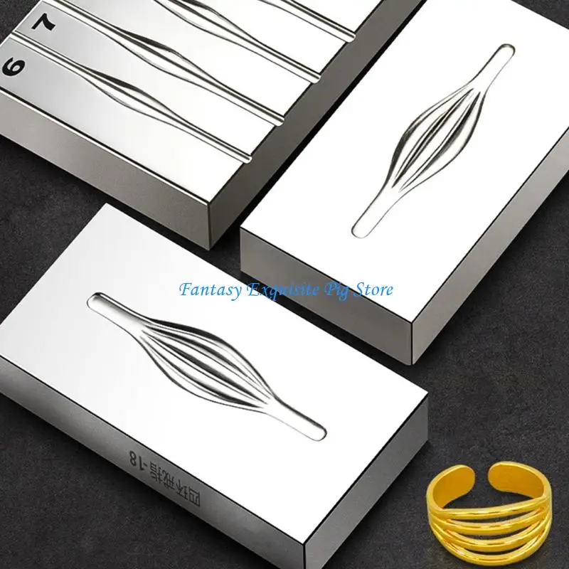 

Sturdy Steel Grooves Tool Designed for Rings Shaping in Jewelry Making Applications