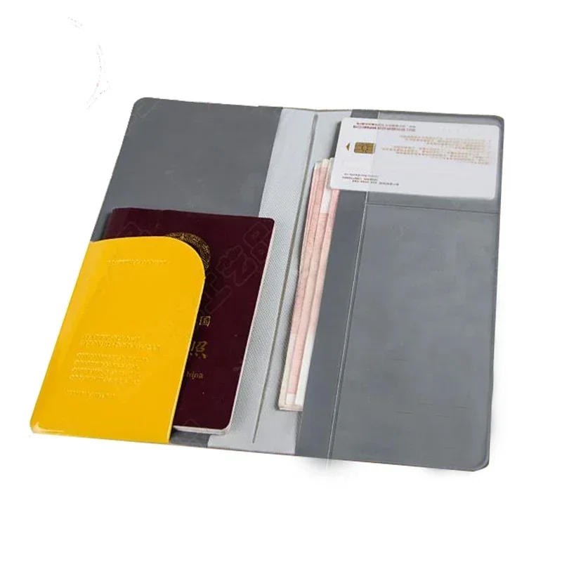 Fashion Travel Card Holder Passport Holder PVC ID Cover Men Women Portable Bank Card Passport Business Document Wallet Case