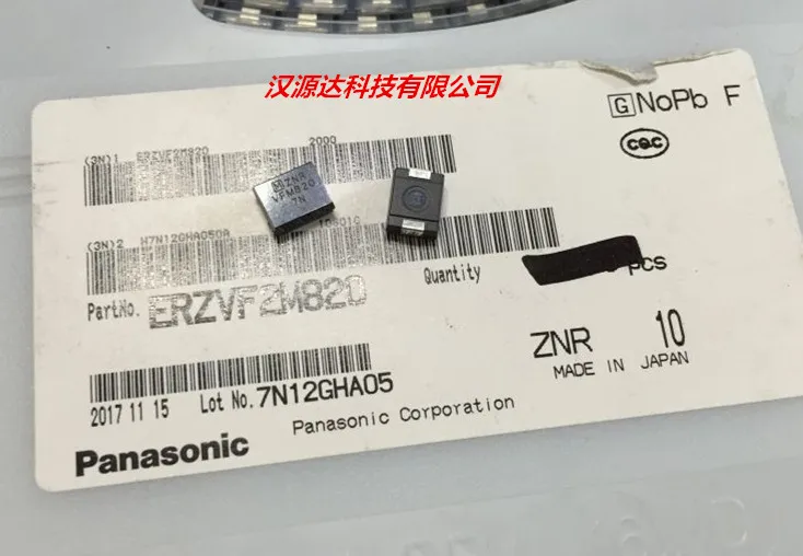 

10 шт./лот ZNR VFM820 ERZVF2M820 3225 74-90 В чипы электронные новые