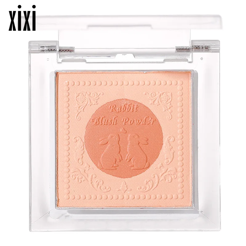 Xixi primavera sensación rubor claro maquillaje nude natural baja saturación melocotón blanco mate rouge