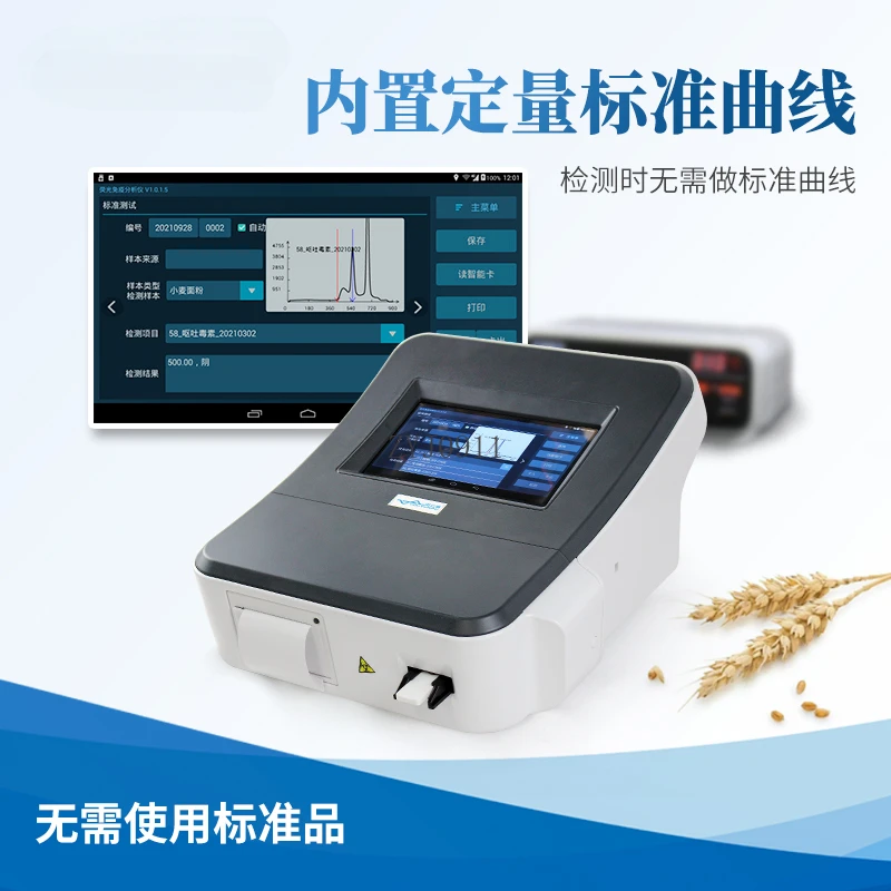 Rilevatore Mycotoxin Rilevatore mycotoxin per mangime per cereali a canale singolo