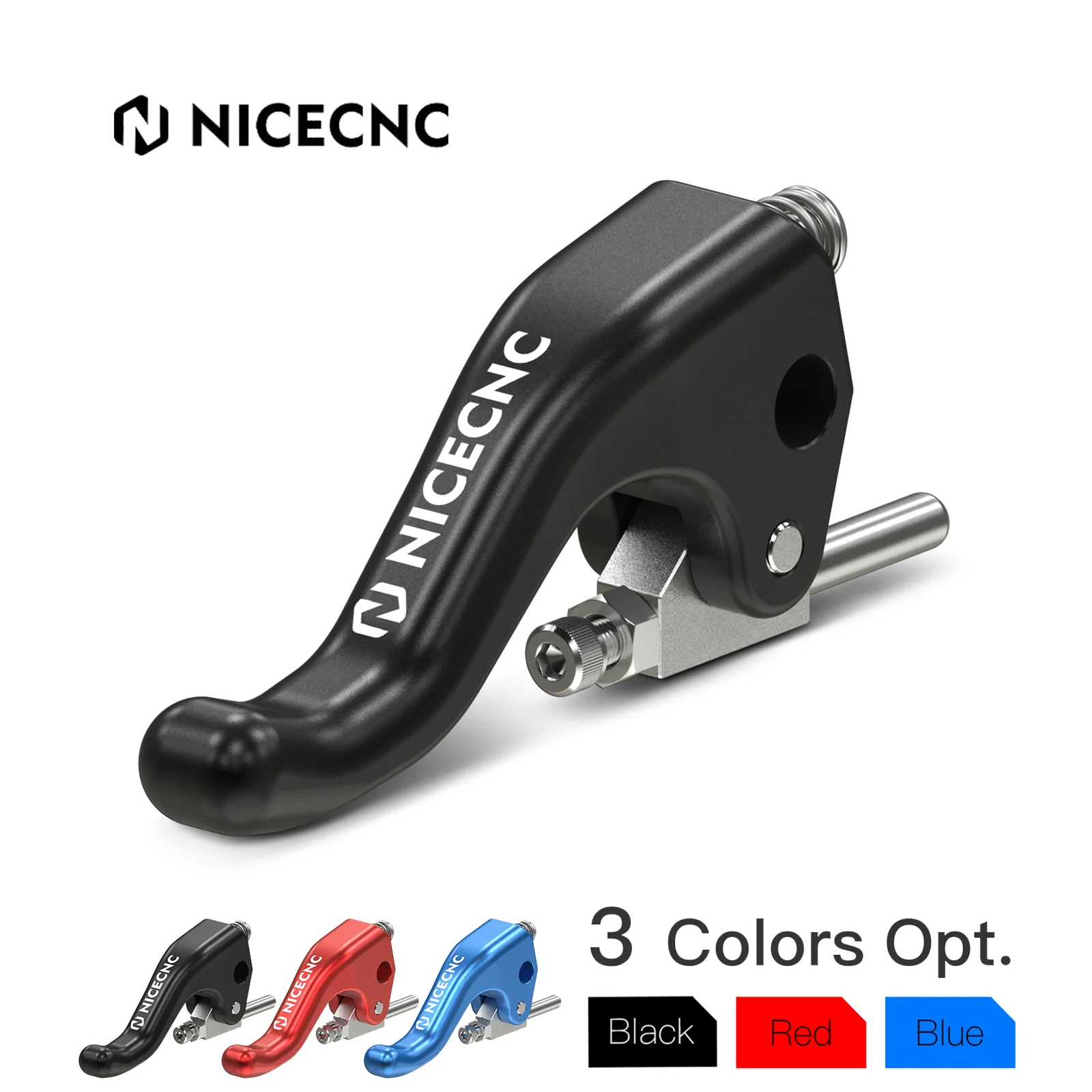 NiceCNC For Husqvarna TE250 TE300 TE FE 150 200 250 300 350 400 450 501 2022 2023 2024 One Finger Short Brake Lever Save Effort