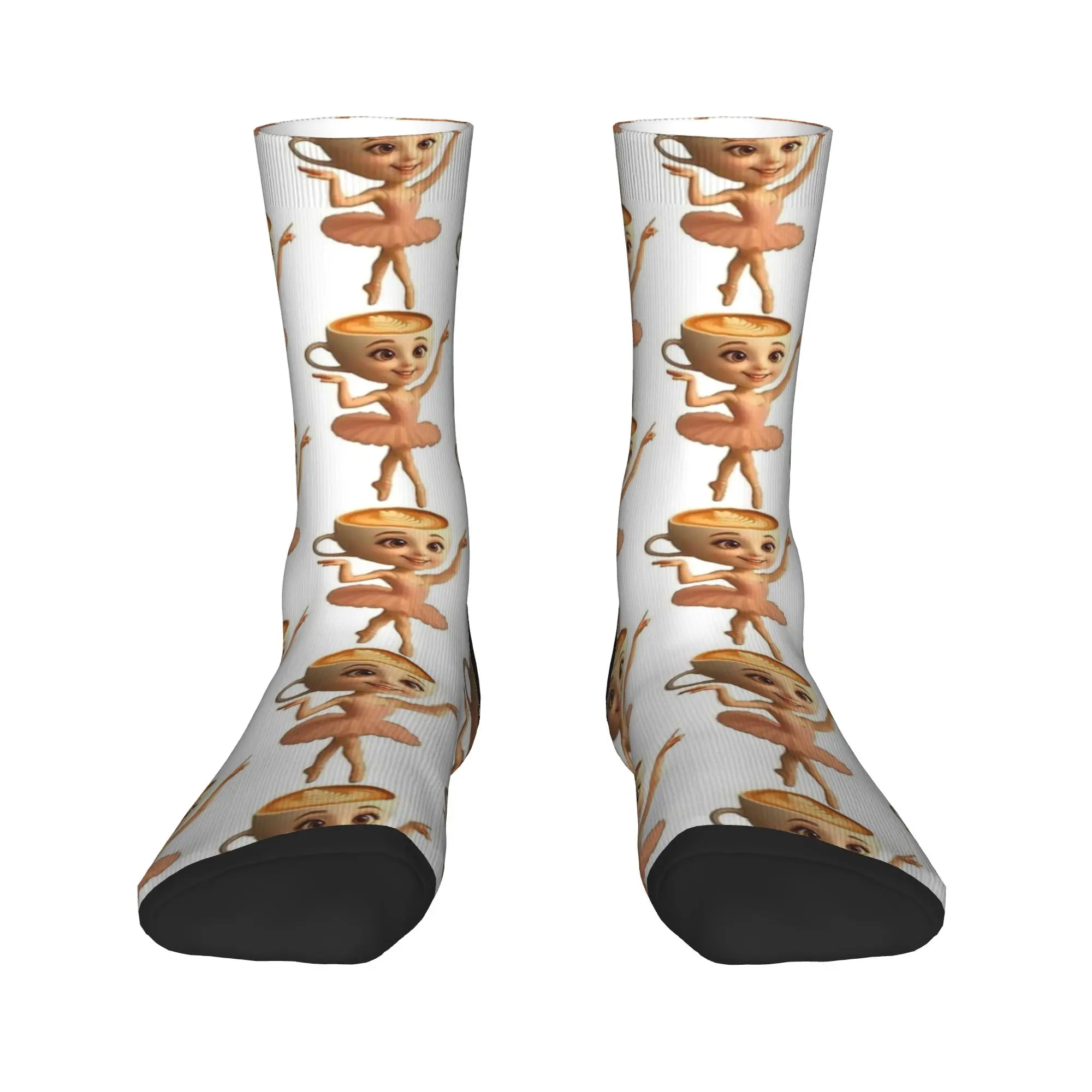 الإيطالية Brainrot Capuchin راقصة الباليه الجوارب المضادة للانزلاق جوارب الكبار الرجال جودة تسلق الجوارب الشتاء جوارب مطبوعة غير رسمية