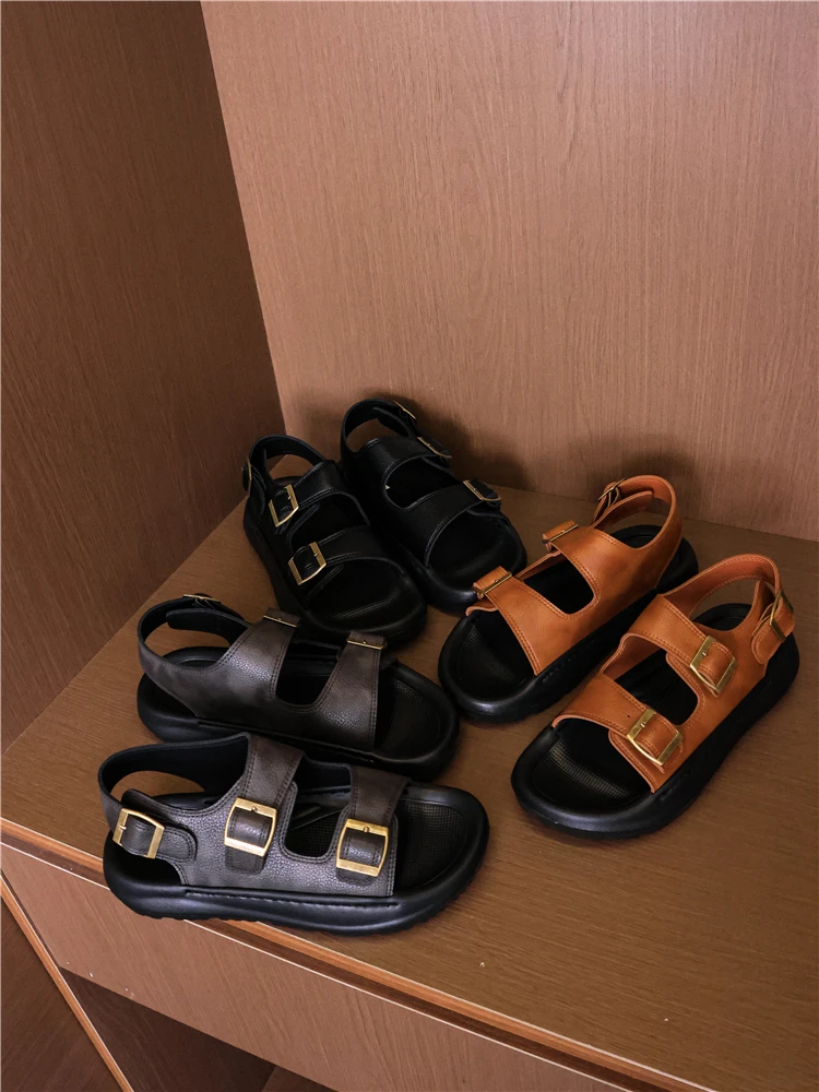 

Летние мужские сандалии, новые, для активного отдыха, противоскользящие, износостойкие, пляжные, модные, повседневные, для вождения, тапочки C350, синтетические L...