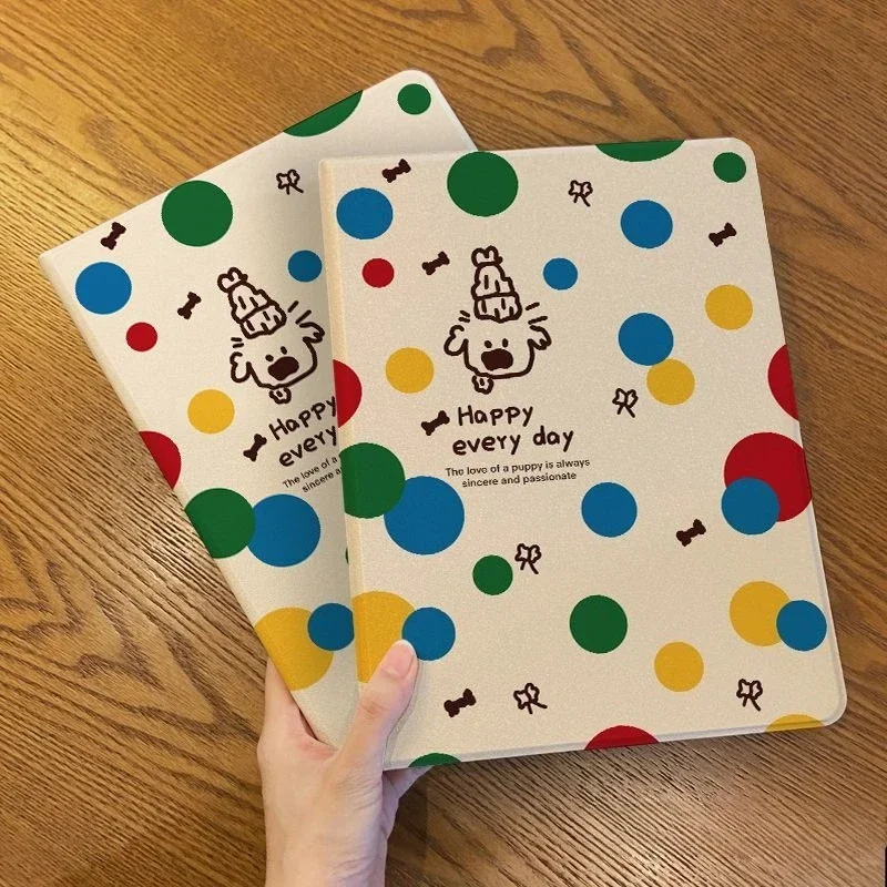 

Smart Case with Pen Holder for IPad 5/6th Generation 10.2 7th 8th 9th Gen IPad Mini6 Pro11 2nd 3rd 4th Air 2/3 10.5 Cute Puppy