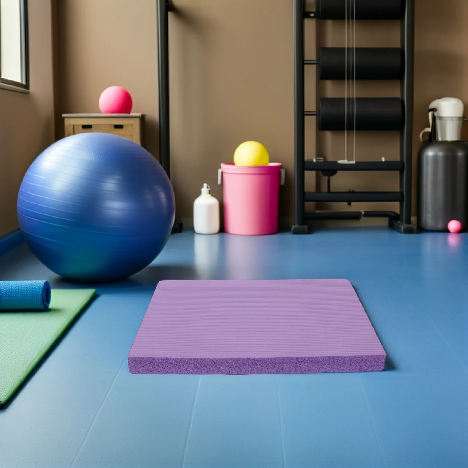 

Balance Training Pad Thick Kneeling Mat Non Slip Elbow Cushion Rectangular Fitness Exercise Accessories Travel Workout Ab Wheels