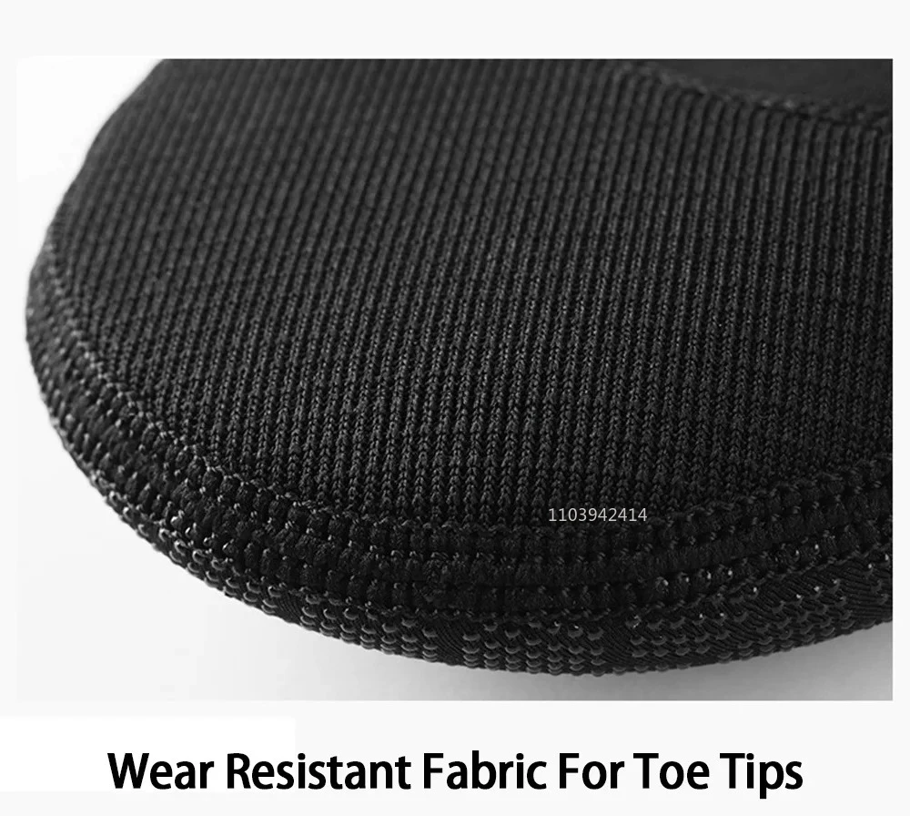 Neopren-Tauchsocken, rutschfest, 3 mm, Neoprenschuhe, Flossensocken, elastisch, Strandstiefel, warme Aqua-Socken zum Schnorcheln, Surfen und Schwimmen. – Detail 8