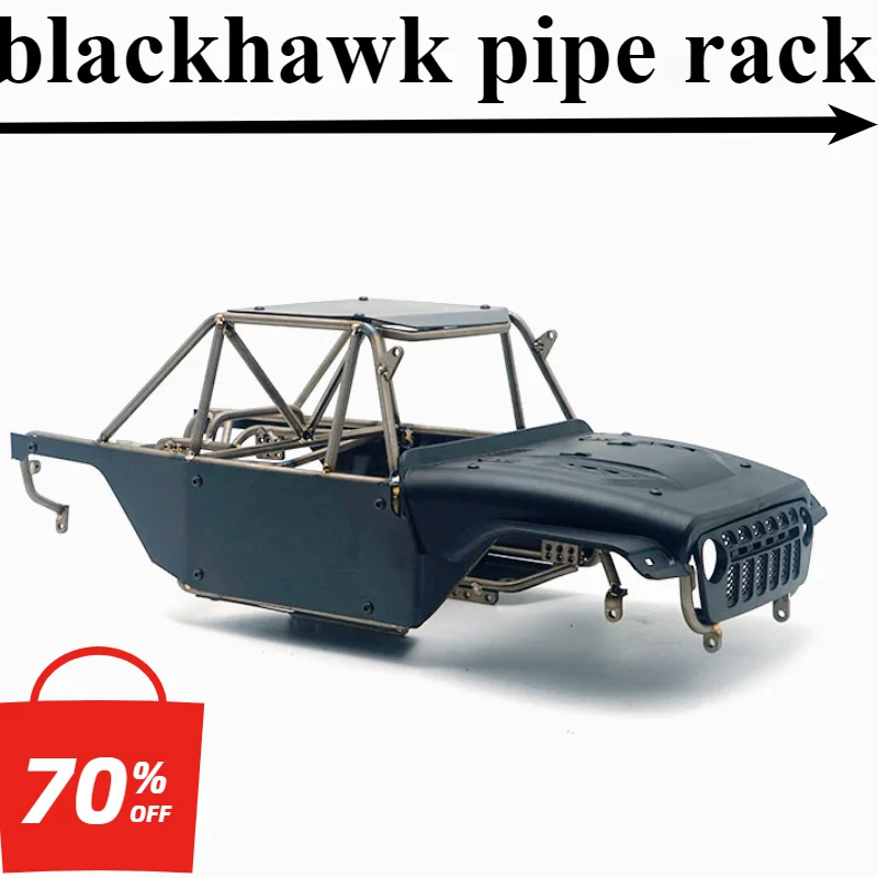 Blackhawk titanium alloy climbing car titanium alloy pipe frame for 1/10 RC Crawer Car VP ripper 90046 scx10 second generation