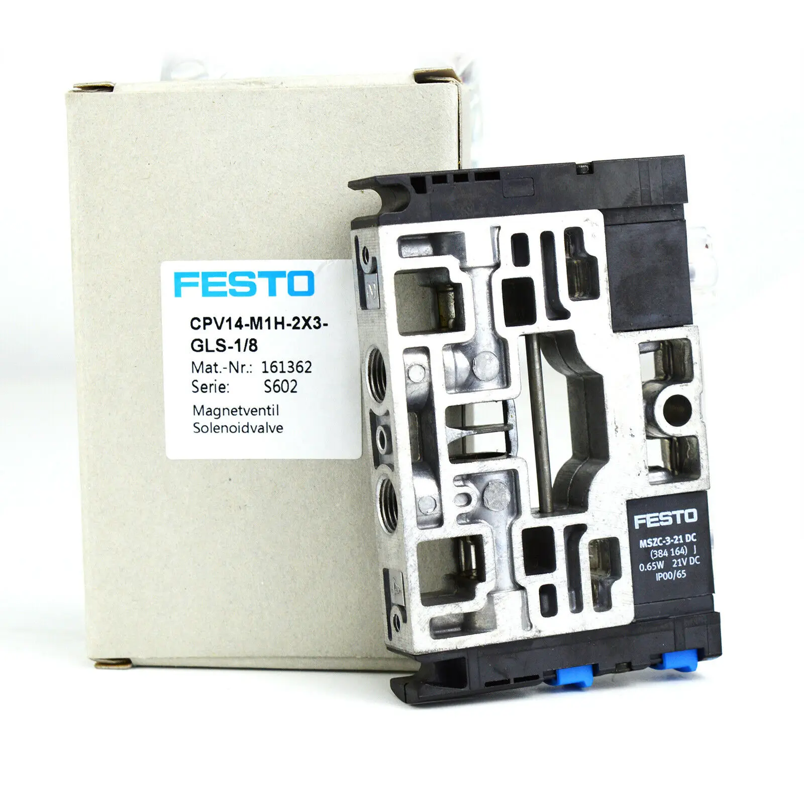 FESTO CPV14-M1H-2X3-GLS-1/8 Solenoid Valve 161362 Valve Size 14 mm