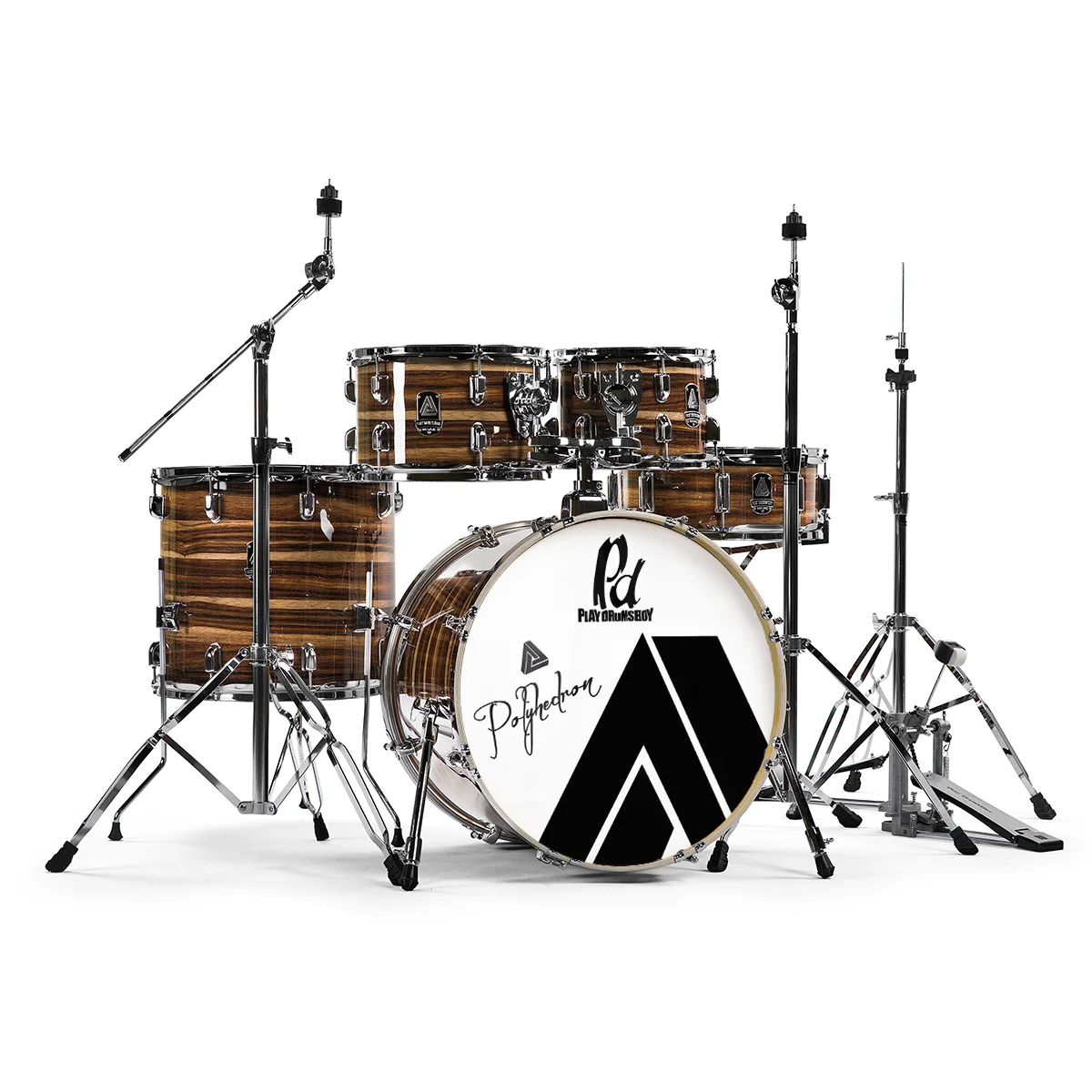 

Best Selling Professional 5 Piece Jazz Hand Drum Set, Affordable Price, Wholesale For Beginners Drum Set With Throne
