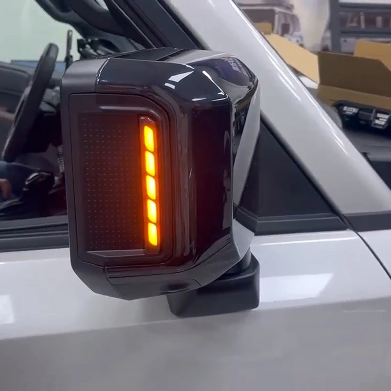 

Dynamic Rear View Mirror Indicator Blinker LED Turn Signal Lights Strips Kit For Toyota Land Cruiser 250 LC250 2024 2025