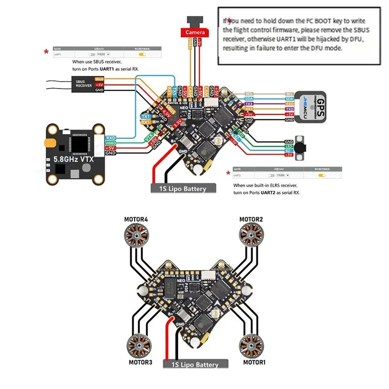 FBIL-F435 NEO 1S AIO Pengendal - Fpv Drone Flight Controller ulasan dan harga