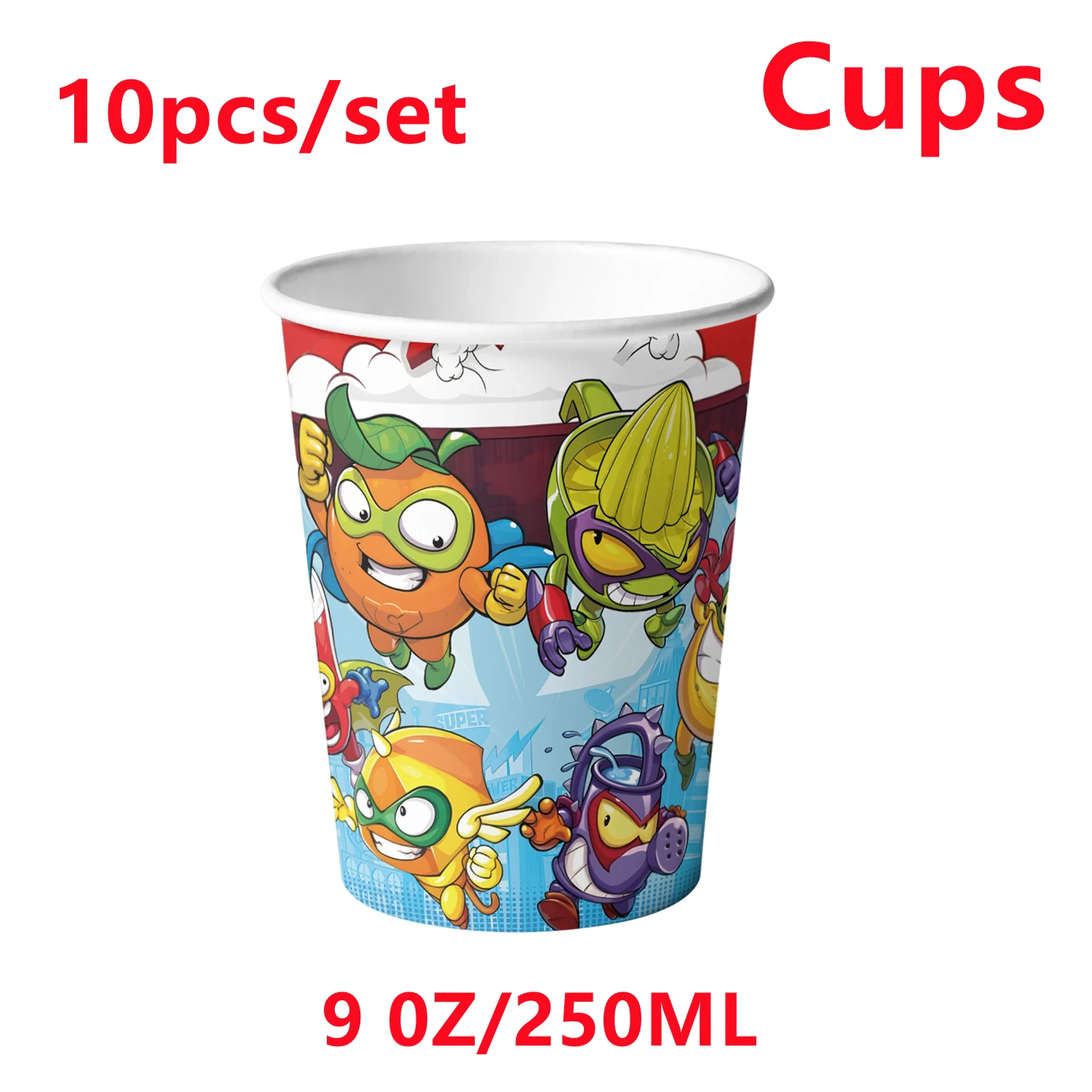 لافتة تزيين حفلات أعياد الميلاد من Superthings، خلفية بالون Superzings، أدوات المائدة، أغطية الكيك، مستلزمات الحفلات، ألعاب الأطفال #4