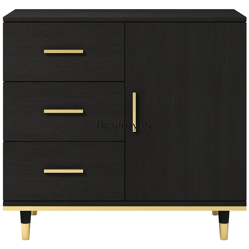 

05-*Nordic light luxury simple dining side cabinet sofa bedroom post-modern storage cabinet