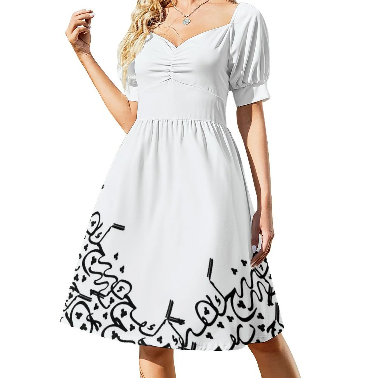 فستان أنيق بحروف بوهو أنيق على الشاطئ لحفلات الزفاف وحفلات الزفاف وحروف سكريتو والخط بخط اليد ملابس نسائية #2