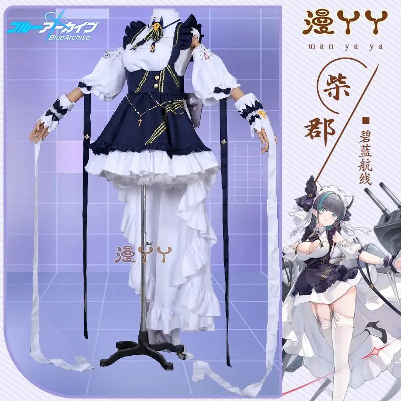 Game Azur Lane Cheshire Cosplay Costume Game Cos Azur Lane Cosplay Royal Navy Cheshire Costume and Cosplay Wig