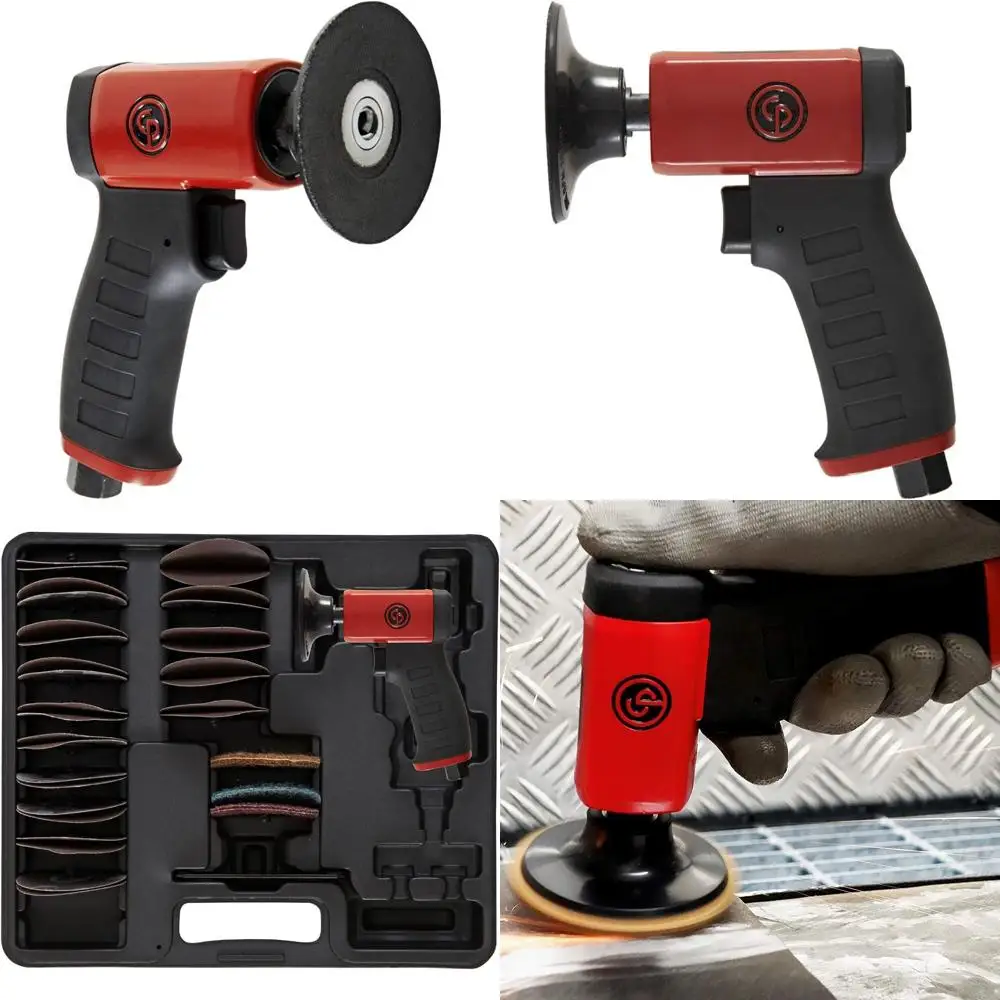 ماكينة سنفرة مدارية عشوائية لتحسين المنزل، والتلميع، وإزالة الصدأ، والتفصيل مع قبضة المسدس #1