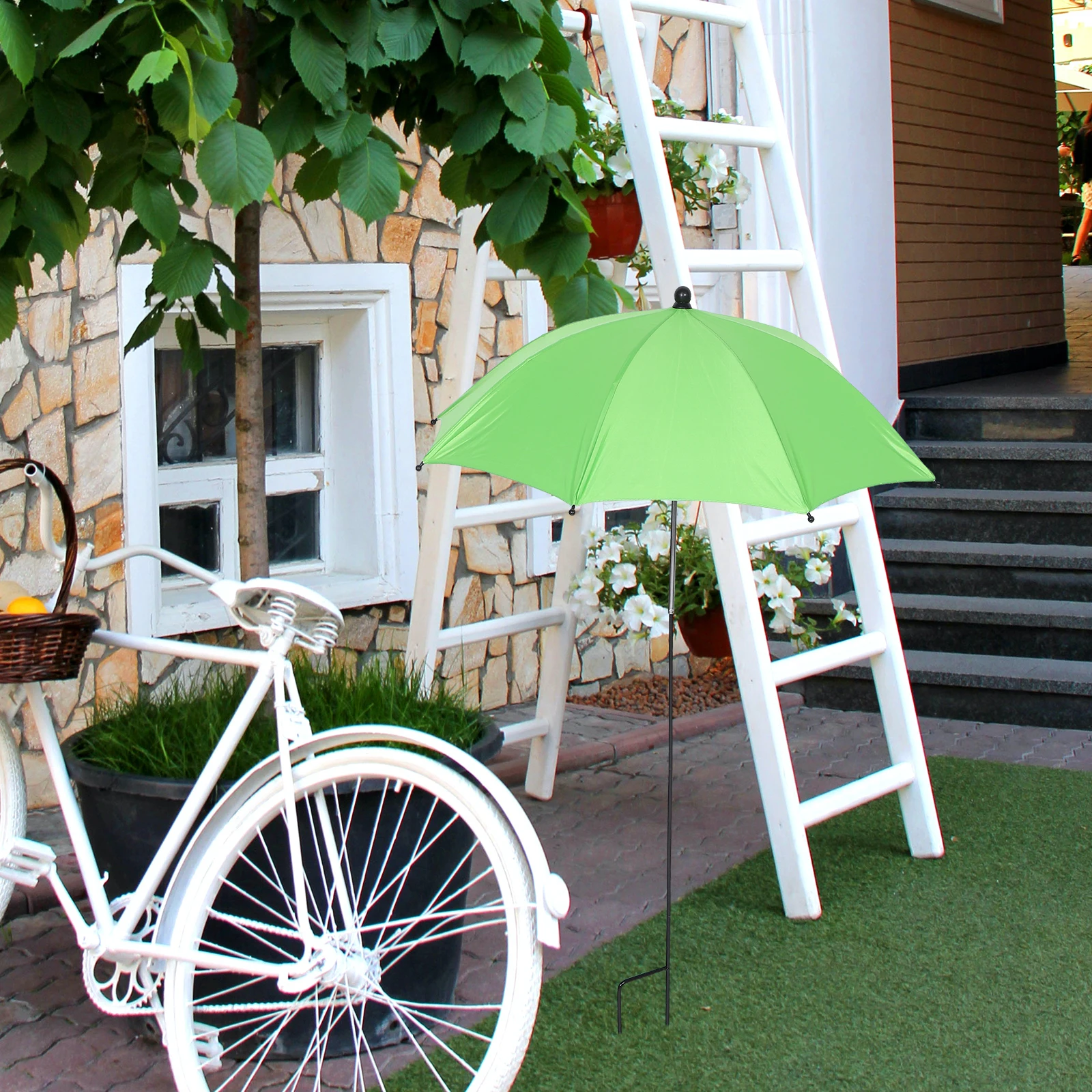 

Garden Umbrella Outdoor Use Sun Protection for Plants Durable Shade Rainproof Balcony Patio UV Resistant Block Strong Sunlight