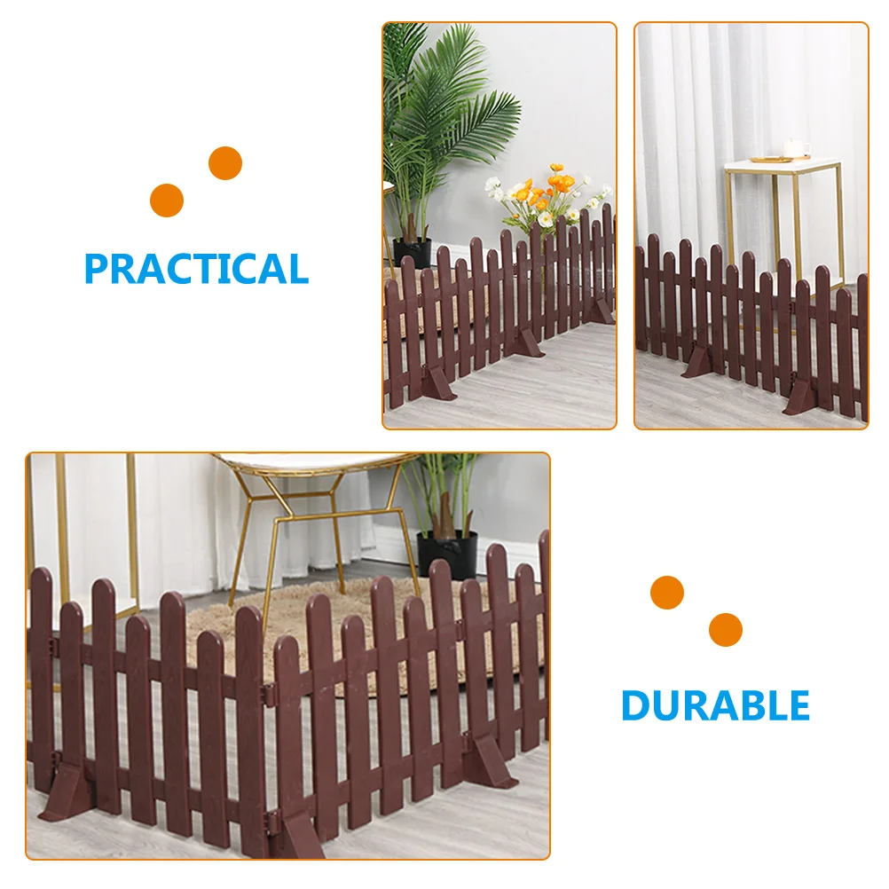 

4 Pcs Base Durable Plastic Garden Fence Holder Outdoor Base For Small Fence Lawn Accessories Stabilizer Post Support