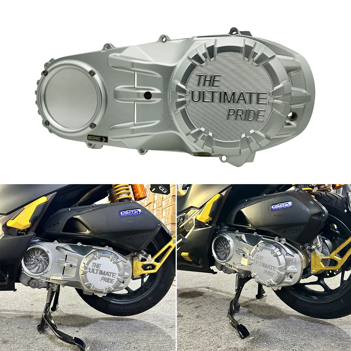 Motorcycle CNC Alloy BILLET CVT COVER For Honda PCX 160 125 Giorn160 2021-2025 Year ADV 160 2022-2025 Year Transmission CVT Case