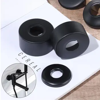 Faydalı flanş kapak krom paslanmaz çelik musluk aksesuarları musluk dekor boru duvar musluk dekoratif kapak kapakları