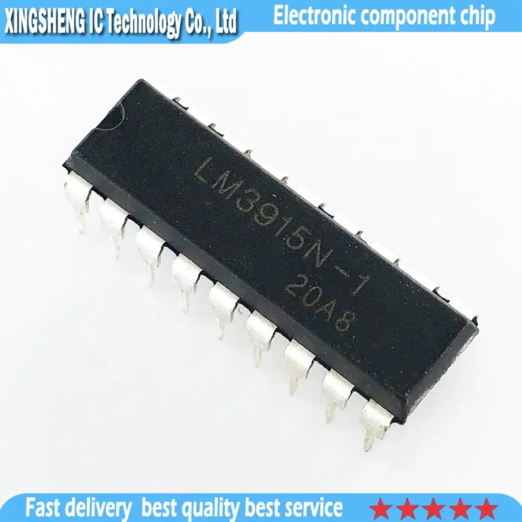 5PCS LM3915N-1 LM3915N LM3915 DIP18  In Stock