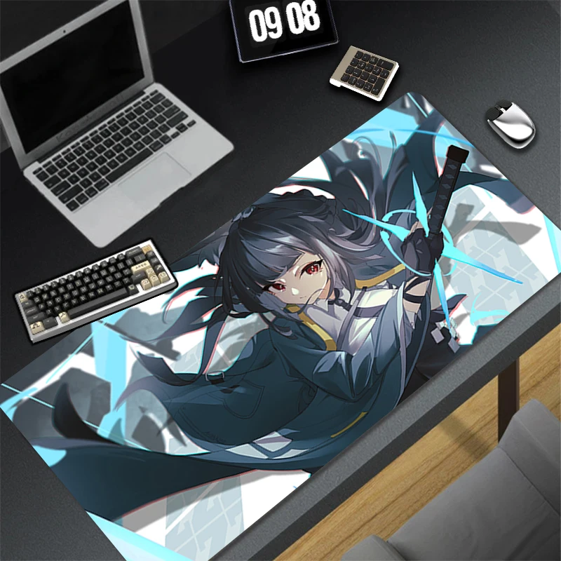 

Gaming Mouse Pad Desk Mat Zenless Zone Zero Hoshimi Miyabi Gamer Professional Premium Mousepad Control Accessories Keyboard Pad