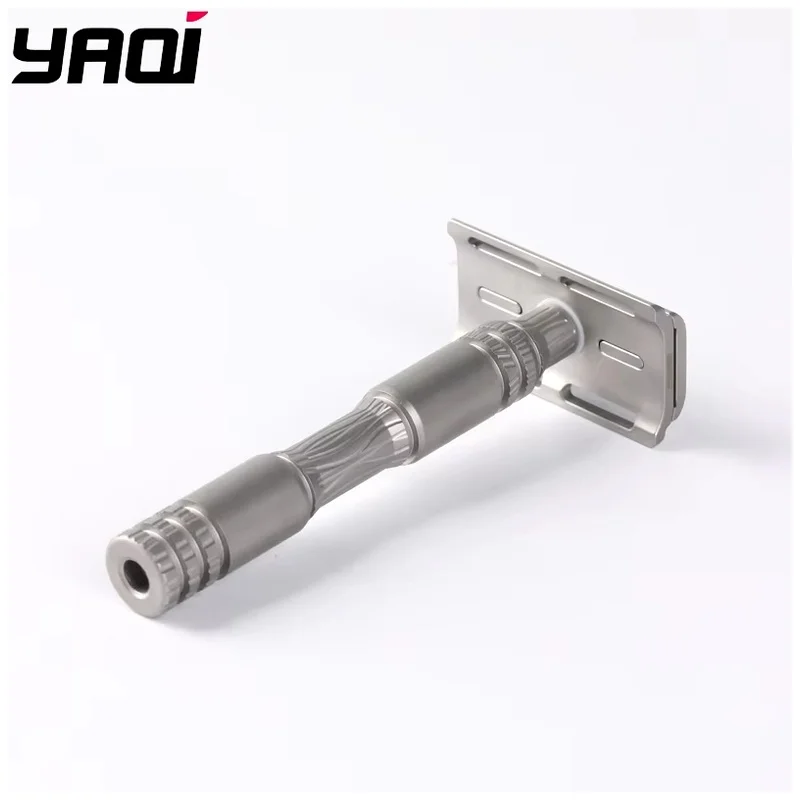 YAQI for Men And Women Safety Razor 316 Stainless Steel Version with Adjustable Handle for Smooth Shave Wet Shave Tools