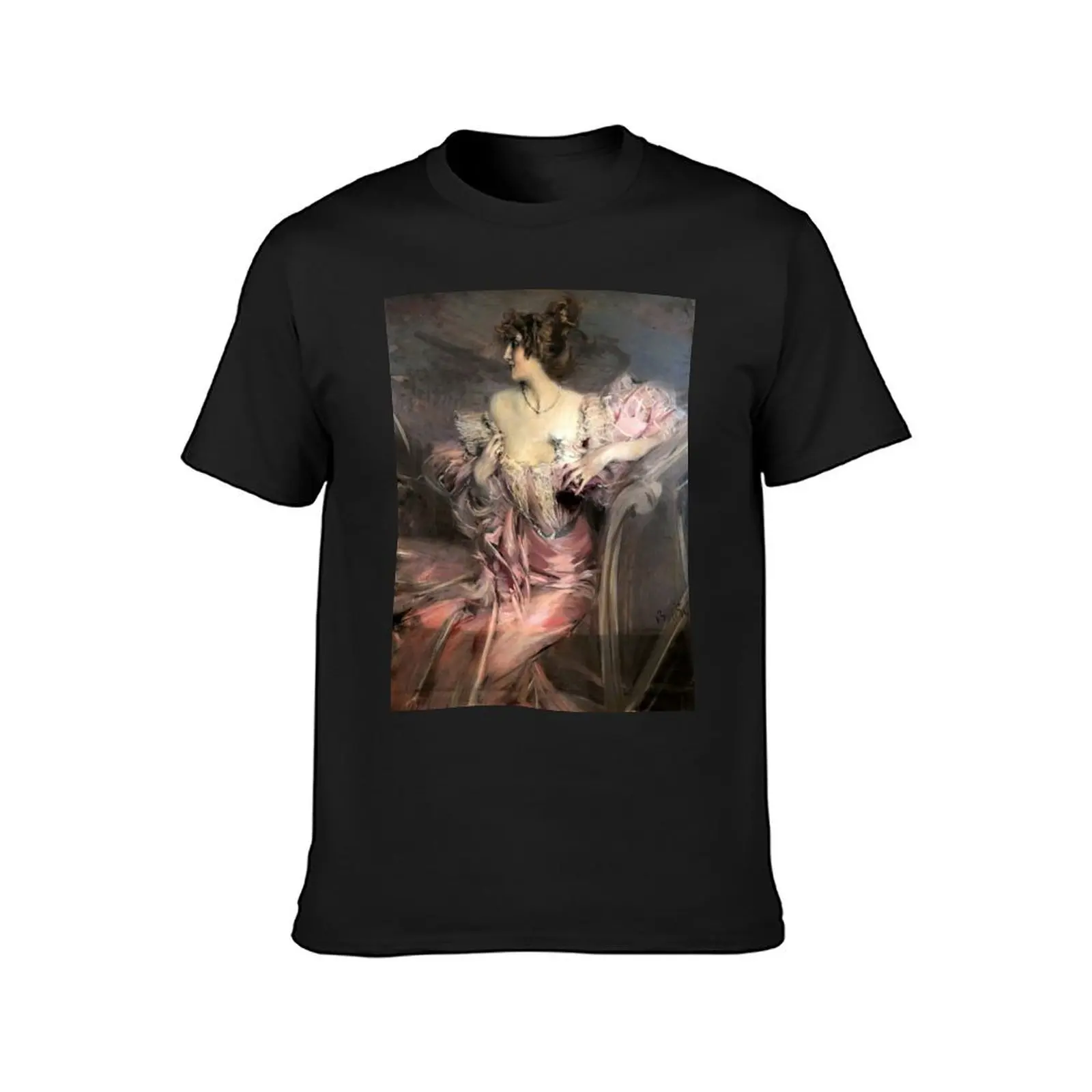 Giovanni Boldini's Marthe de Florian T-Shirt aesthetic clothes summer clothes plus size tops oversized t shirt men