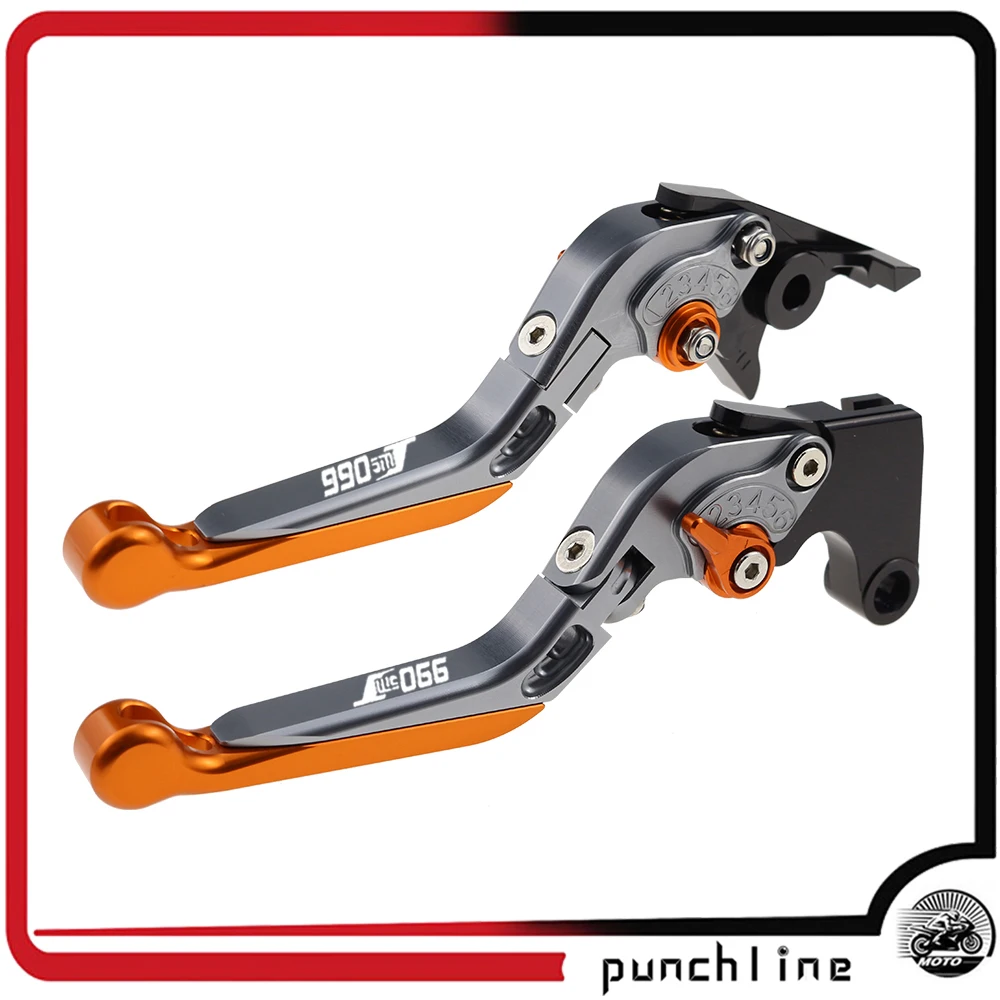 

Fit 990 SMT 2009-2013 Clutch Levers For 990SMT Folding Extendable Brake Handles