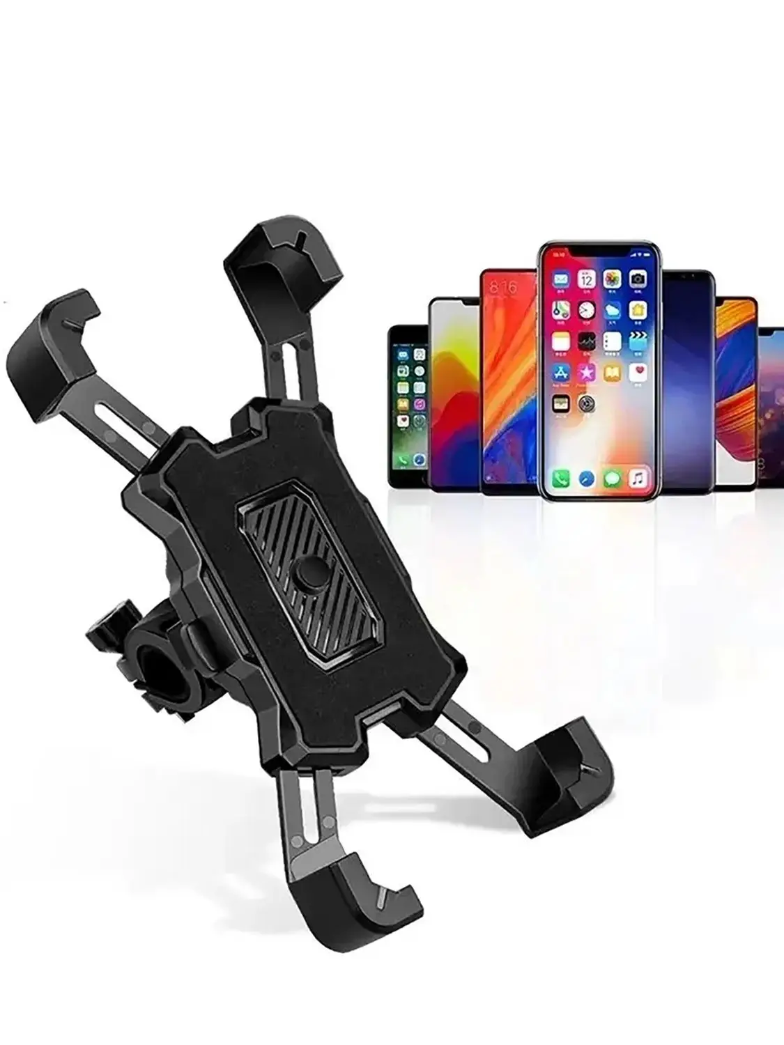 AliExpress New 360° Rotatable Electric Bicycle Phone Holder for Android IOS Riding MTB Bike Moto Motorcycle Stand Bracket Non-slip Cycling