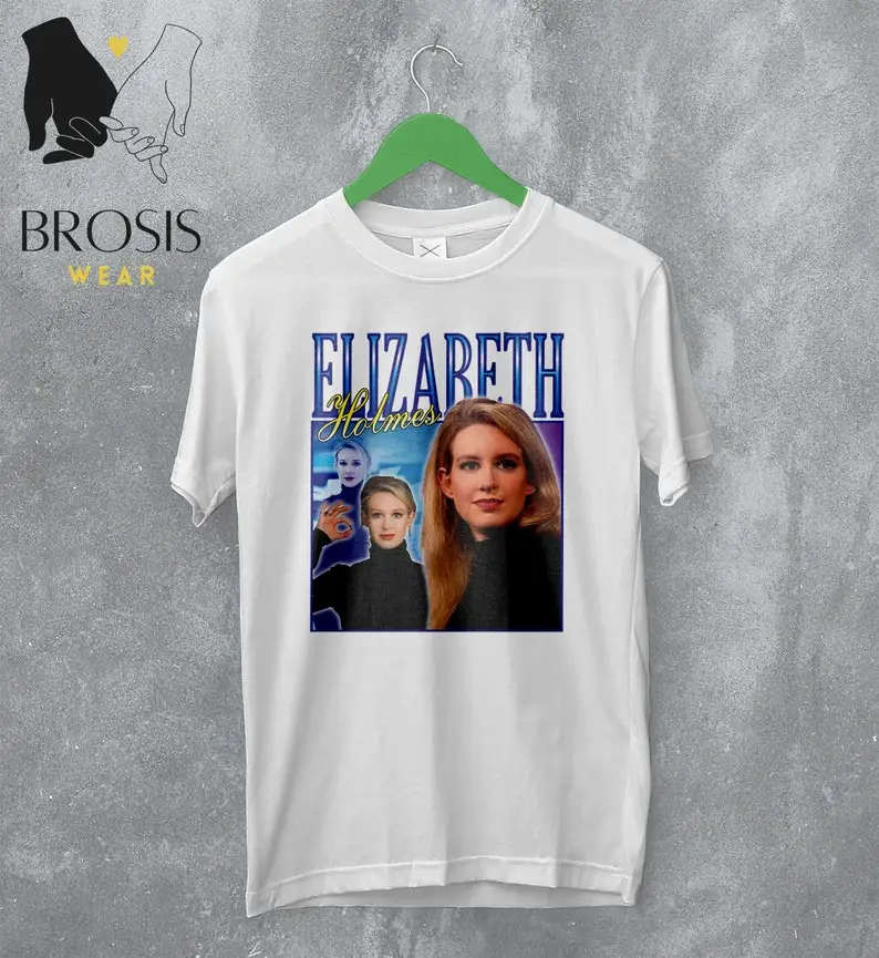 Bootleg Elizabeth Holmes T-shirt, Theranos Elizabeth Holmes Inspired 90's Graphic Tee, Girlboss Shirt, Gifts Idea, Unisex Shirt