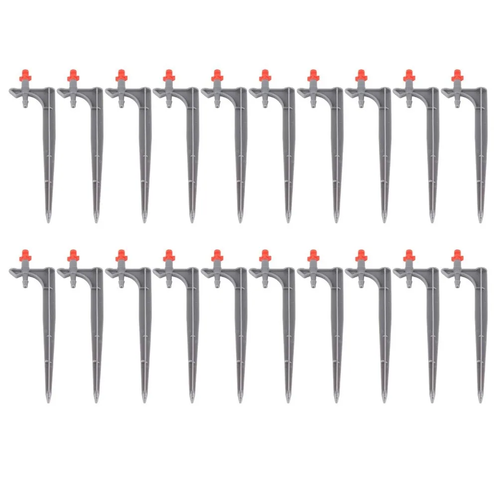 

20PCS ABS Irrigation Dripper With Ground Insert 90 Degree / 180 Degree / 360 Degree Misting Nozzle Lightweight