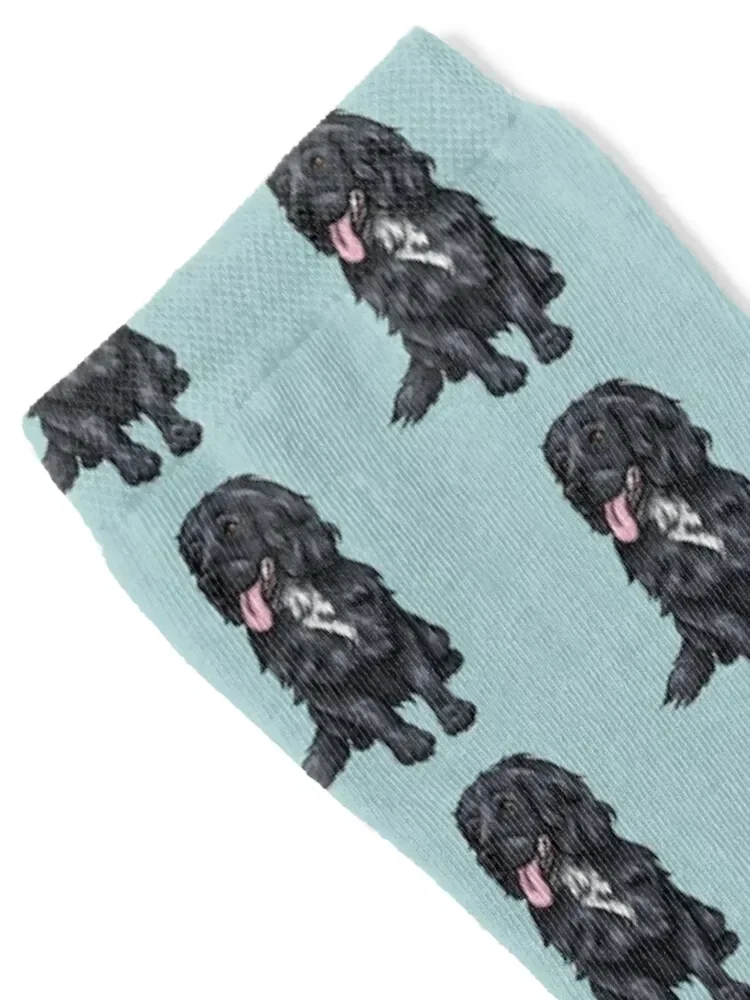 Happy Black Cocker Spaniel Cute dog Art Socks gym Men's summer FASHION Luxury Woman Socks Men's