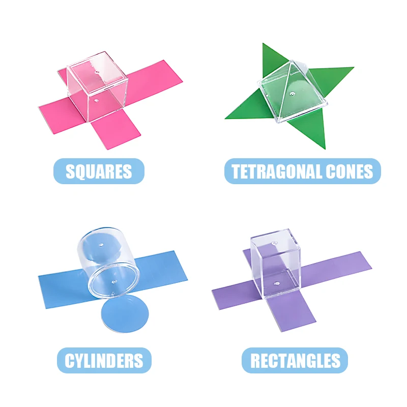 8 Geometry Demonstration Models Spatial Structure Visualization Tools for STEM Education Teaching Kits