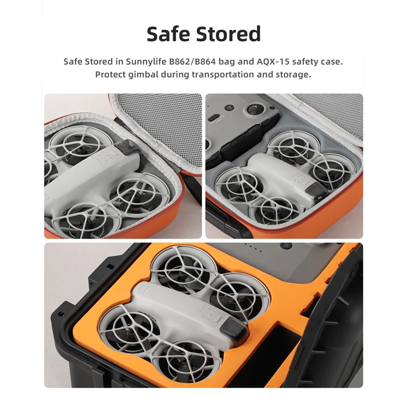 ABKI-Sunnylife Gimbal عدسة الغطاء الواقي Gimbal عدسة غطاء الغبار المضادة للتصادم ل DJI Neo ملحق