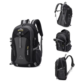 40L Outdoor-Wanderrucksack mit großem Fassungsvermögen für Jungen und Mädchen, wasserdichter, reflektierender Freizeitrucksack