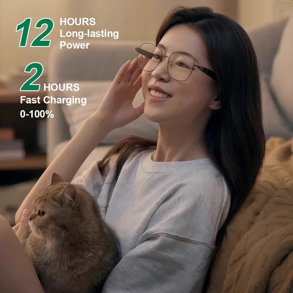 Modern Smart Glasses Global Conferences Effective Communication Super Long Standby Smart AI Translator Glasses