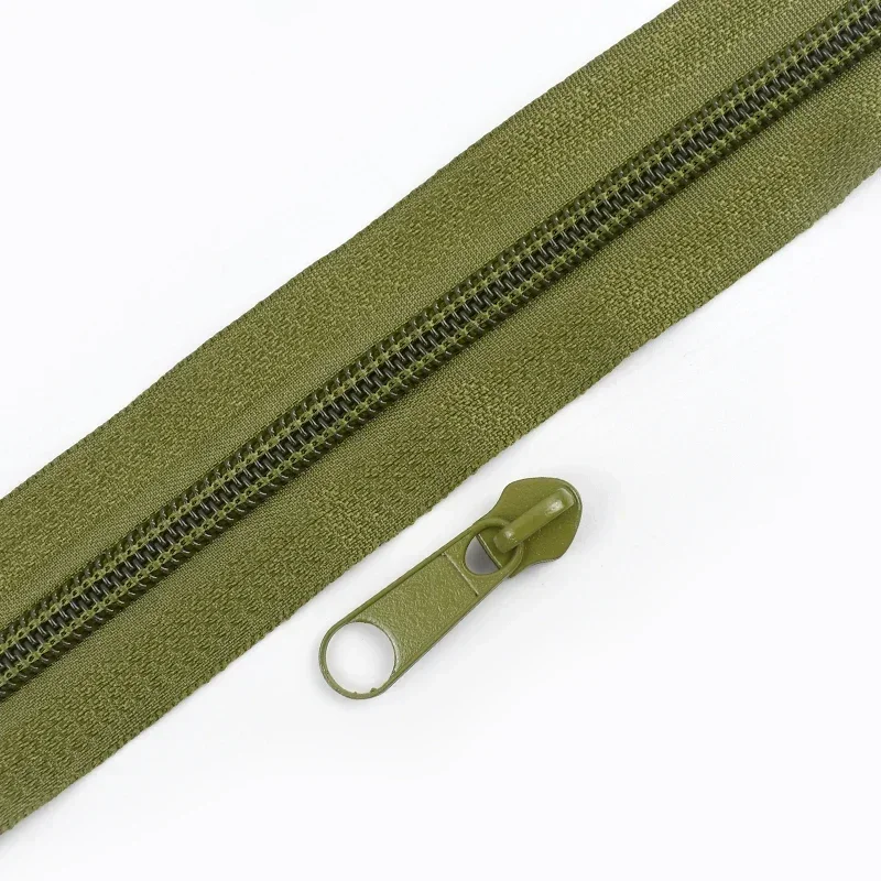 5/10/20M 3 # 5 # Regenbogen-Nylon-Reißverschlussband mit Reißverschlusszügen, Kleidungsdekoration, Reißverschlussrolle, Taschenverschluss, Reparaturset für Reißverschlüsse, Nähzubehör