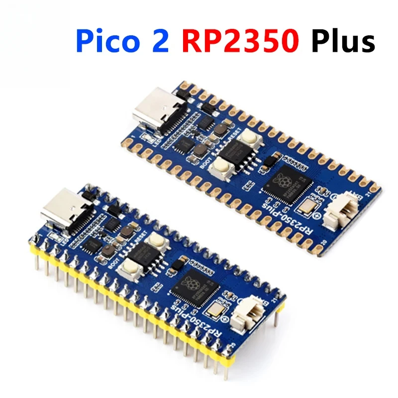 Raspberry Pi Pico 2 RP2350-Plus Dev Board, Low-Cost High-Performance Pico-Style RP2350A Dual-Core Dual-Architecture MCU