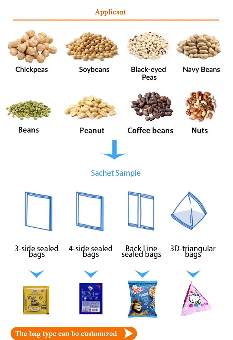BG Automatic Back Seal Granular Saffron Packaging Machine