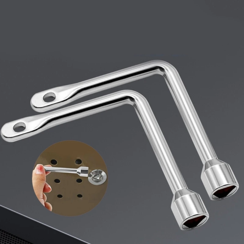 Triangle Key Wrench for Electrical Elevator Faucet Electrical Cabinet Multi-Functional Utilities Key Triangle Universal